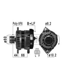 ALTERNATORE 12V140A ASTRA H-CORSA D-MERIVA-ZAFIRA MOTORE 1.7 CDTI