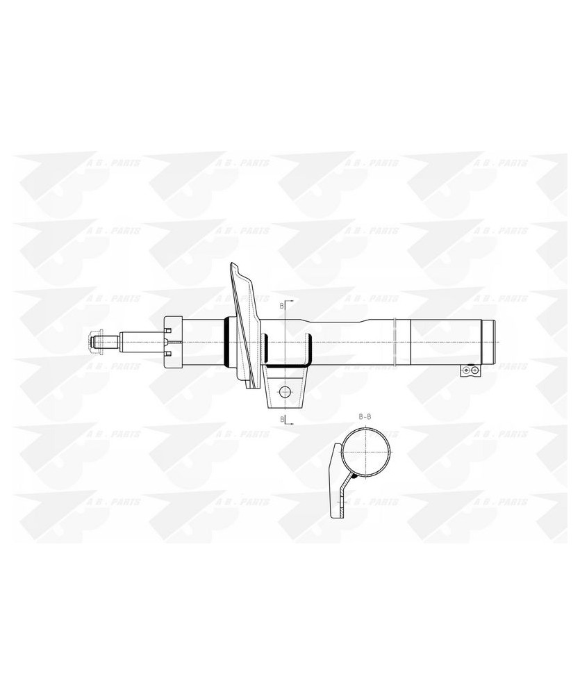 AMMORTIZZATORE ANTERIORE A3-LEON/TOLEDO-FABIA/OCTAVIA-GOLF/POLO/JETTA/CADDY