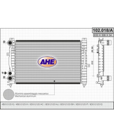 RADIATORE 632X398X34 A4/A6-PASSAT-SUPERB