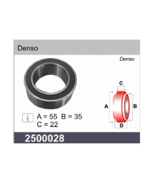 CUSCINETTO ARIA CONDIZIONATA CLUTCH     BEARING DIMENSIONI 55X35X22