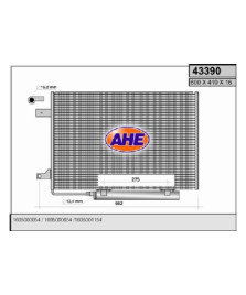 CONENSATORE 600X410X16 CLASSE A(W169)/CLASSE B