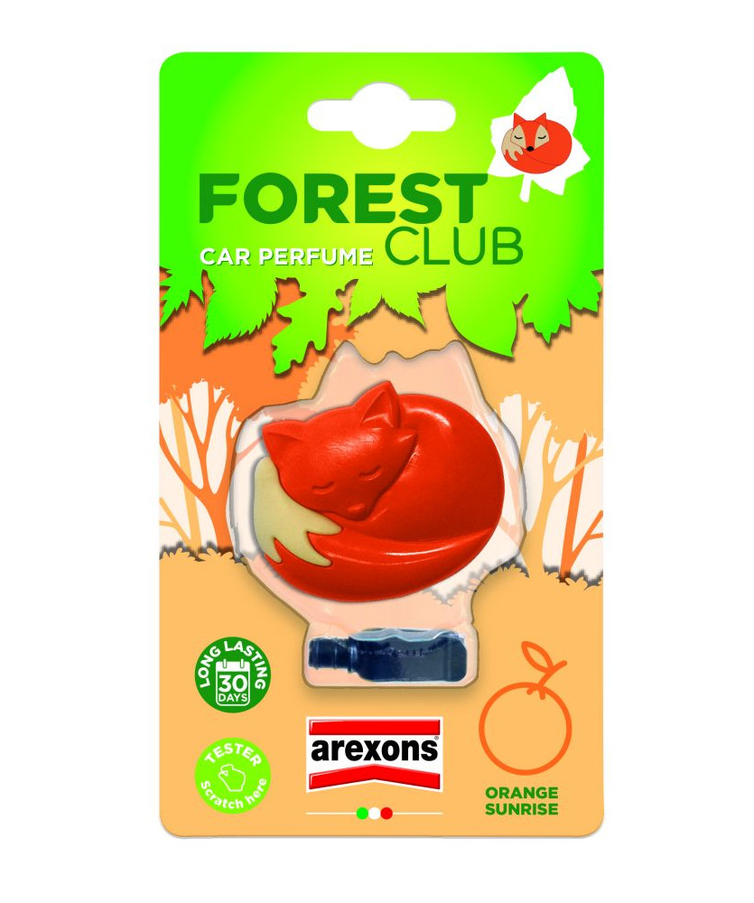 PROFUMINO LUNGA DURATA FORESTCLUB VOLPE  ARANCIA ROSSA