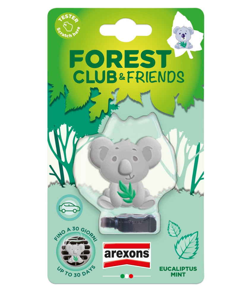 PROFUMINO LUNGA DURATA FORESTCLUB KOALA EUCALIPTUS MINT