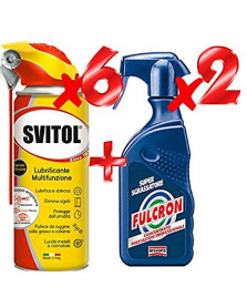 SVITOL LUBRIFICANTE CONFEZIONE 500ML X6  PIU  2 FULCRON 500 ML OMAGGIO