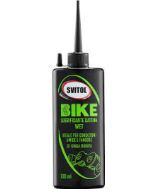 SVITOL BIKE LUBRIFICANTE CATENA WET100ML CONDIZIONI UMIDE E FANGOSE DI L/DURATA