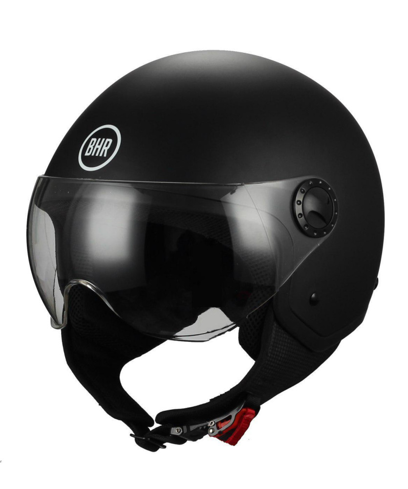 CASCO 800 NERO OPACO VISIERA CORTA      TAGLIA L