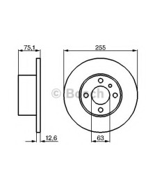 DISCO FRENO SERIE 3 E21