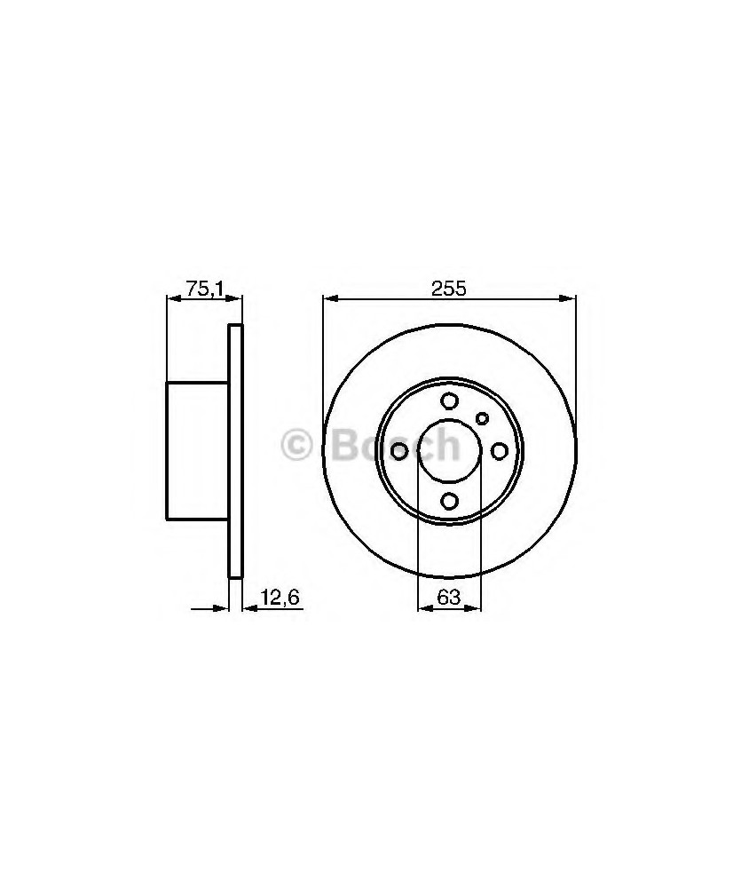 DISCO FRENO SERIE 3 E21