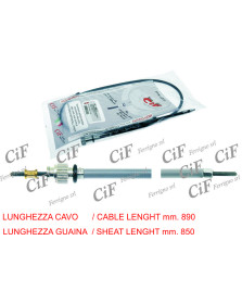 TRASMISSIONE CONTAKM.VESPA 50-90-125     LC mm.890 LG mm.850