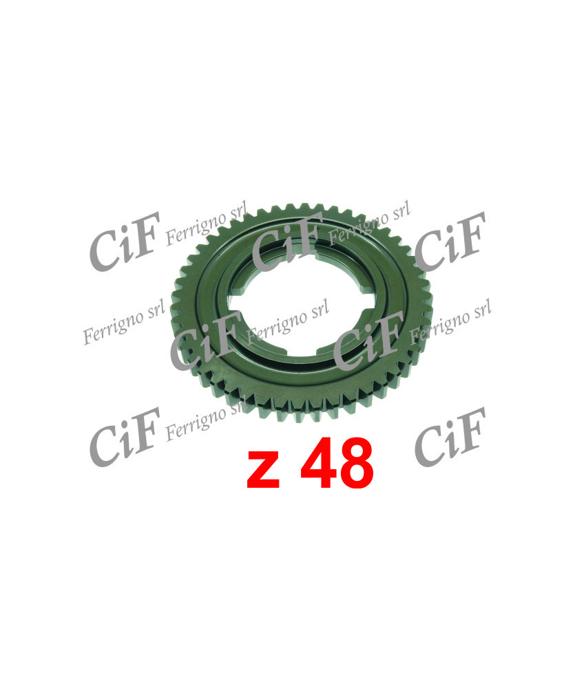 INGRANAGGIO DI 3^ VELOCITA  (Z 48) DENTI  PASSO FINE