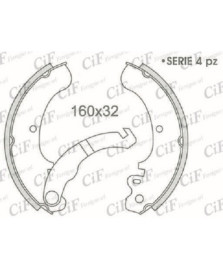 SERIE GANASCE POSTERIORI APE 50 DX-SX   4 PEZZI