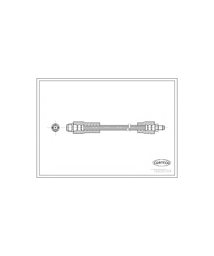 TUBO FRENO ANT. CL.A/TT          CLASSE A (W168) CLASSE E