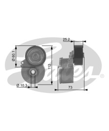 PULEGGIA TENDITORE  SCUDO 1.8 D      BERLINGO  JUMPY  XSARA