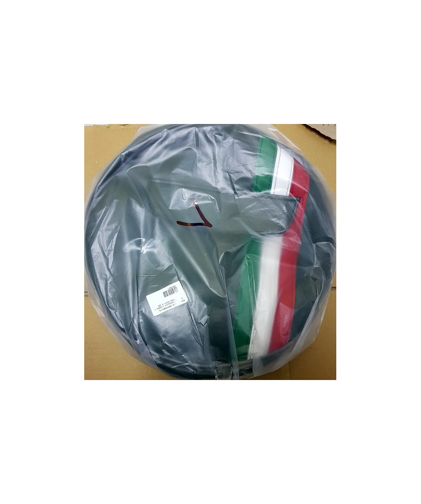 COPRIRUOTA C/BORSA VERDE RUOTA 8 CON     FASCIA TRICOLORE  VESPA