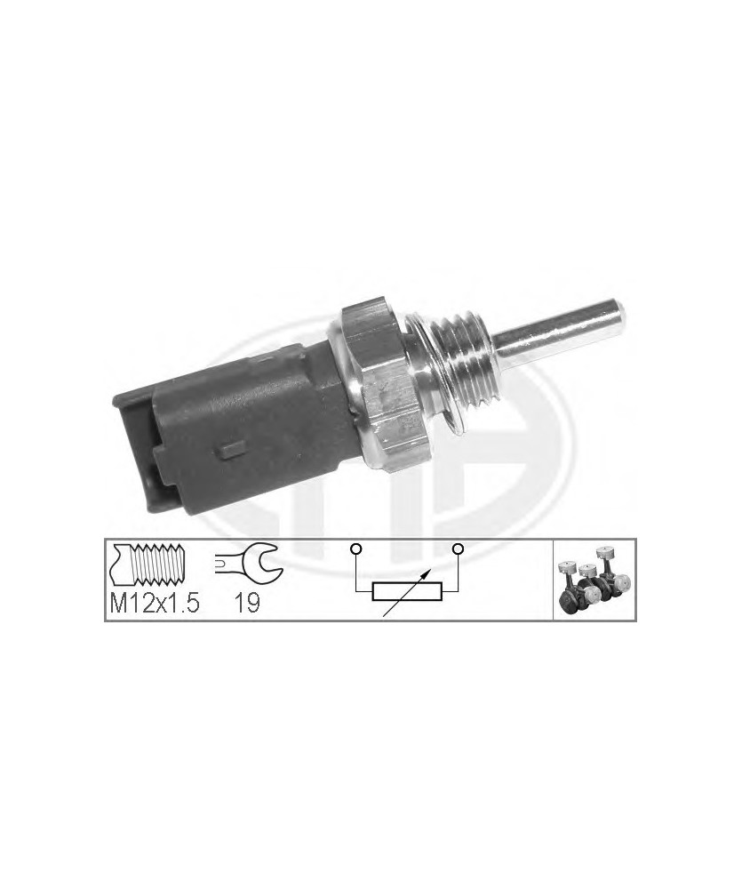 SENSORE TEMPERATURA REFRIGERANTE ALFA    ROMEO- STILO/DOBLO- CORSA-SUZUK