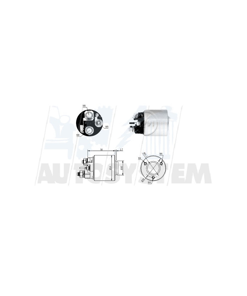 ELETTROMAGNETE MOTORINO  C2-C3-C4 FIORINO-QUBO