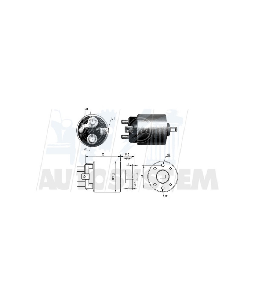 ELETTROMAGNETE MOTORINO AVVIAMENTO       ASTRA F - VECTRA B