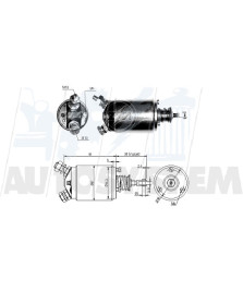 ELETTROMAGNETE 12V DIAMETRO ESTERNO 61