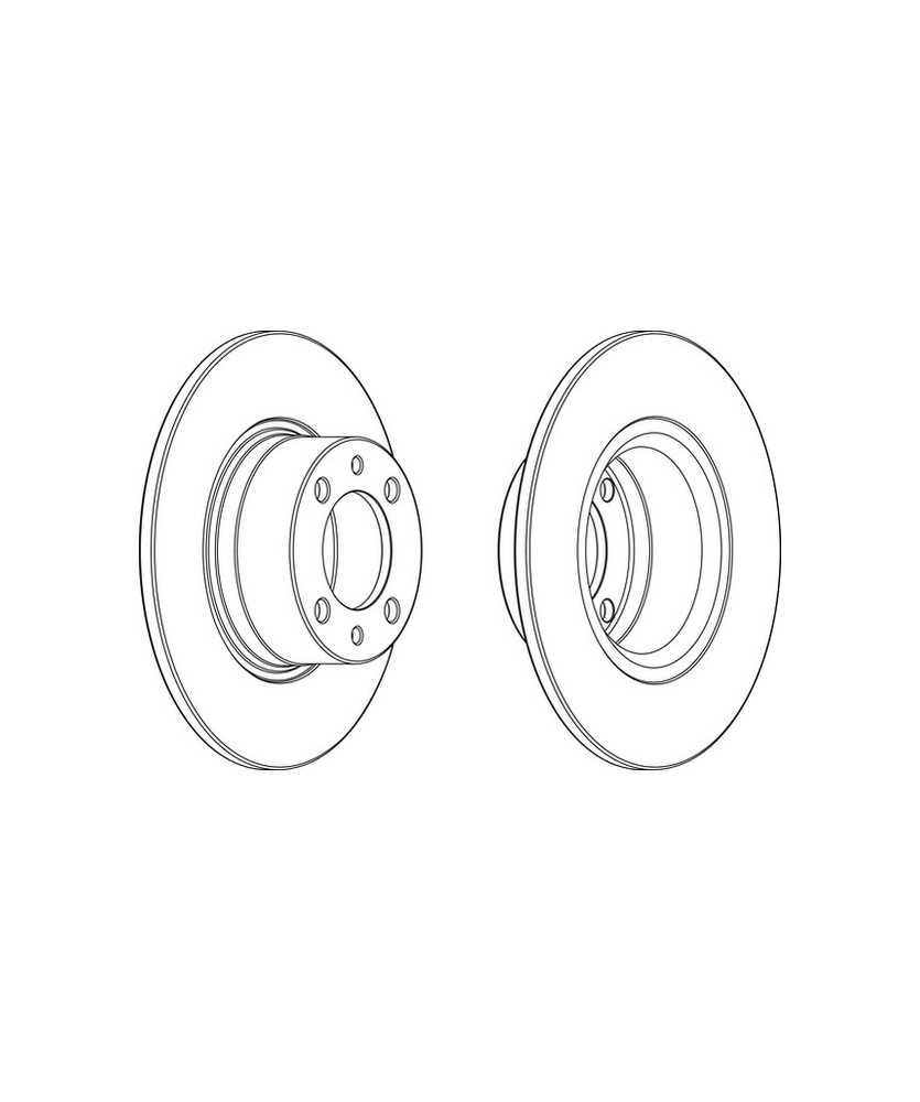 1PZ DISCO FRENO  CLASSE A(W168)  ANTERIORE VENTILATO