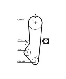 8597-15357 CINGHIE SINCRONE POWERGrip 97 ESCORT-FIESTA-SIERRA