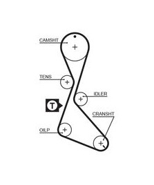 8597-15370 CINGHIE SINCRONE POWERGrip 12 MEGANE-LAGUNA-ESPACE