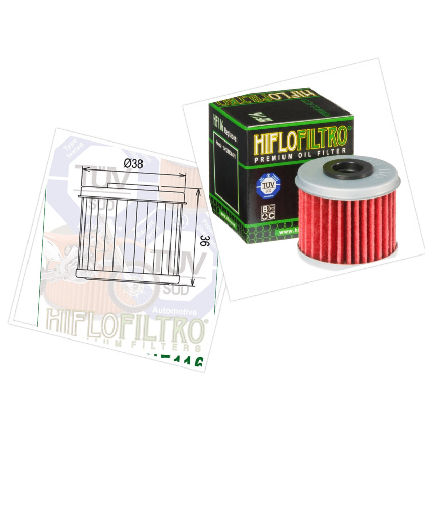 FILTRO OLIO HIFLO  450 CRF X  05-15