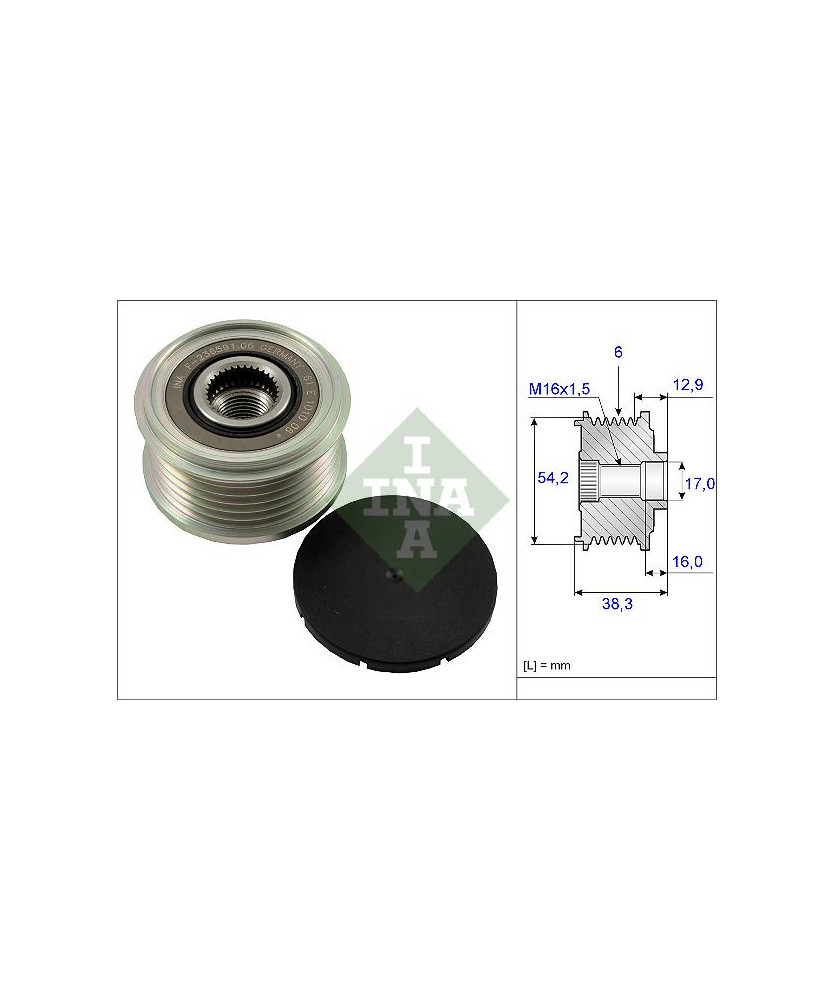 PULEGGIA  C2-C3/C4/C5/P.406-P.80T