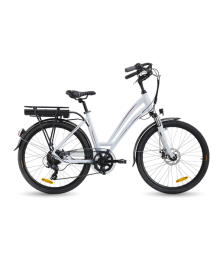 E-BIKE PRESTIGE UNI28 BIANCO BORDEAUX   11 6 ah 36V 417Wh