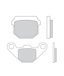 PASTIGLIE FRENO ORGANICHE  ADESS  50/100/110CC