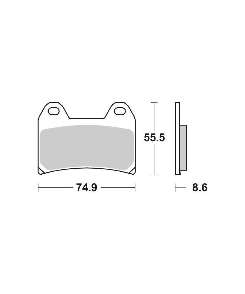 Pastiglie Freno Sinterizzate PRO BRENTA3