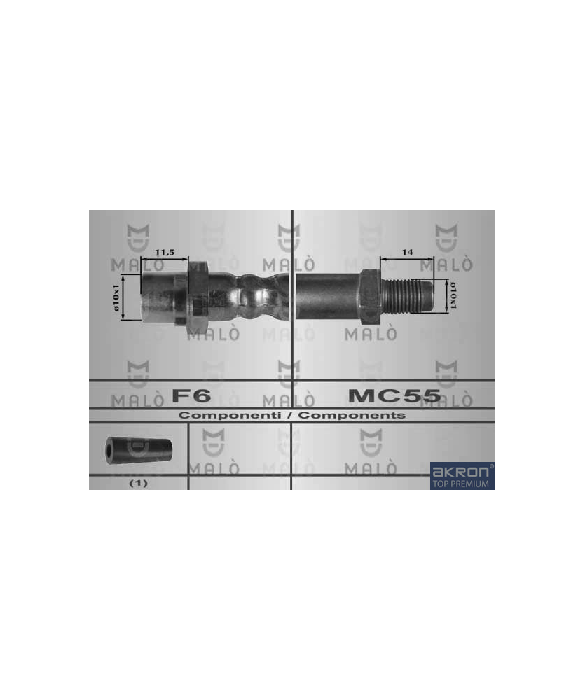 TUBO FRENO ANTERIORE  S.7 E38/TT