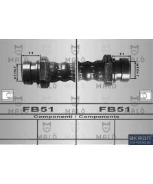 TUBO FRENO ANTERIORE PAJERO II/L200