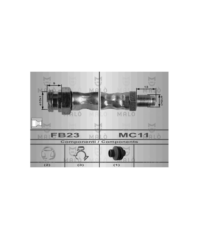 TUBO FRENO ANTERIORE BRAVO/BRAVA-145/146