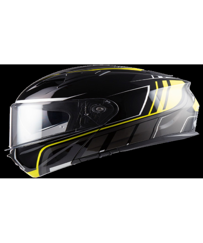 CASCO RAPTOR BLK TITANIUM YELLOW XS