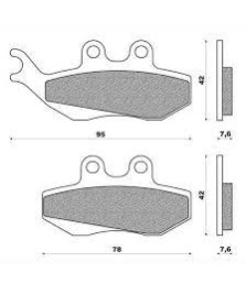 PASTIGLIE FRENO SCOOTER TIVE