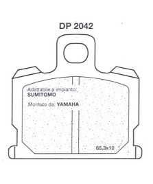 PASTIGLIE ADATTABILE A IMPIANTO SUBITOMO MONTATO DA YAMAHA FORMA DP 2042