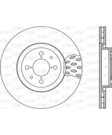 DISCHI FRENO  BRAVO MAREA STILO D.288   ANTERIORE VENTILATO