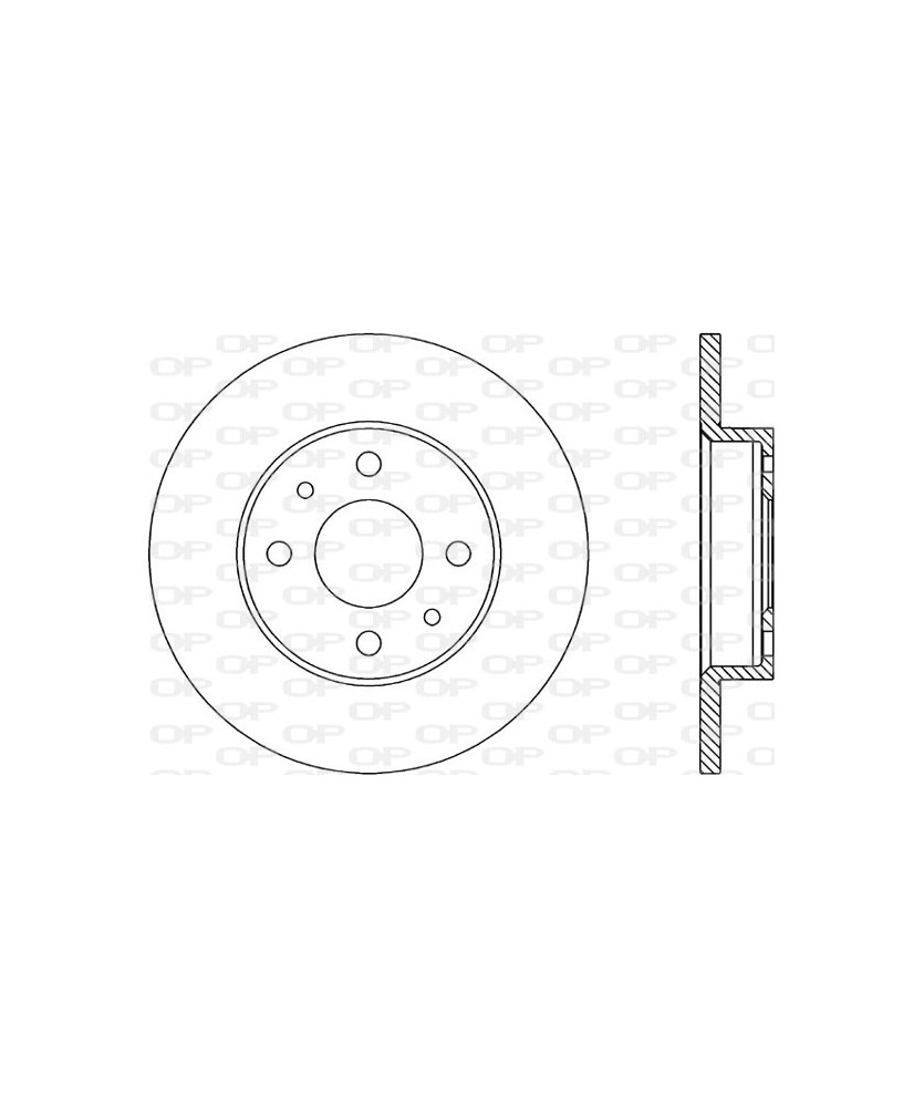 DISCHI FRENO  500 08-          Y        95/03-  PANDA 03- 12- PUNTO TT