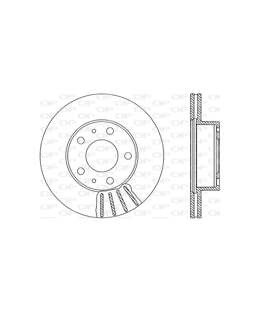 DISCO FRENO ANTERIORE PSA JUMPER         BOXER  DUCATO