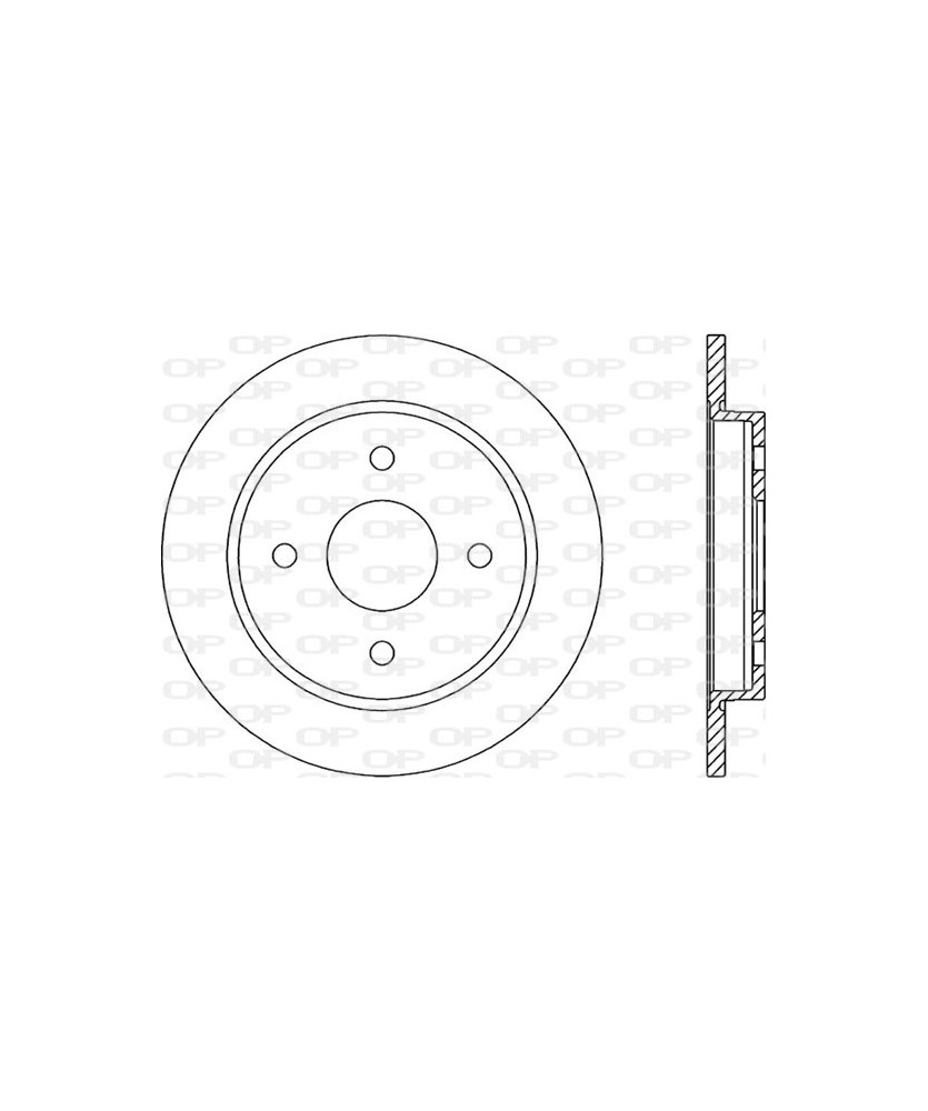 DISCO FRENO  FOCUS D.252 5 N Post