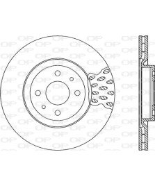 DISCO FRENO ANTERIORE  MULTIPLA ALFA    45/146  COUPE   DELTA