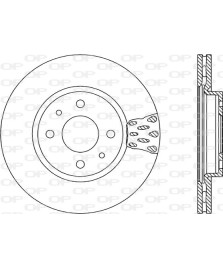 DISCO FRENO  NUOVA PUNTO STILO D.257 ANTERIORE VENTILATO