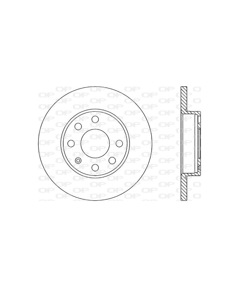 DISCO FRENO   ASTRA CORSA VECTRA D.2 36 PIENO