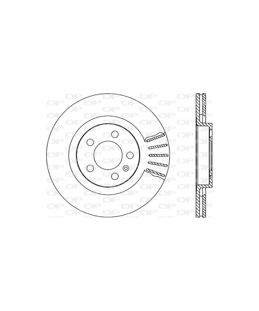 DISCO FRENO GOLF IV  A3 D.280        ANTERIORE VENTILATO