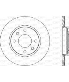 1PZ DISCO FRENO ANTERIORE PSA XSARA      206/306