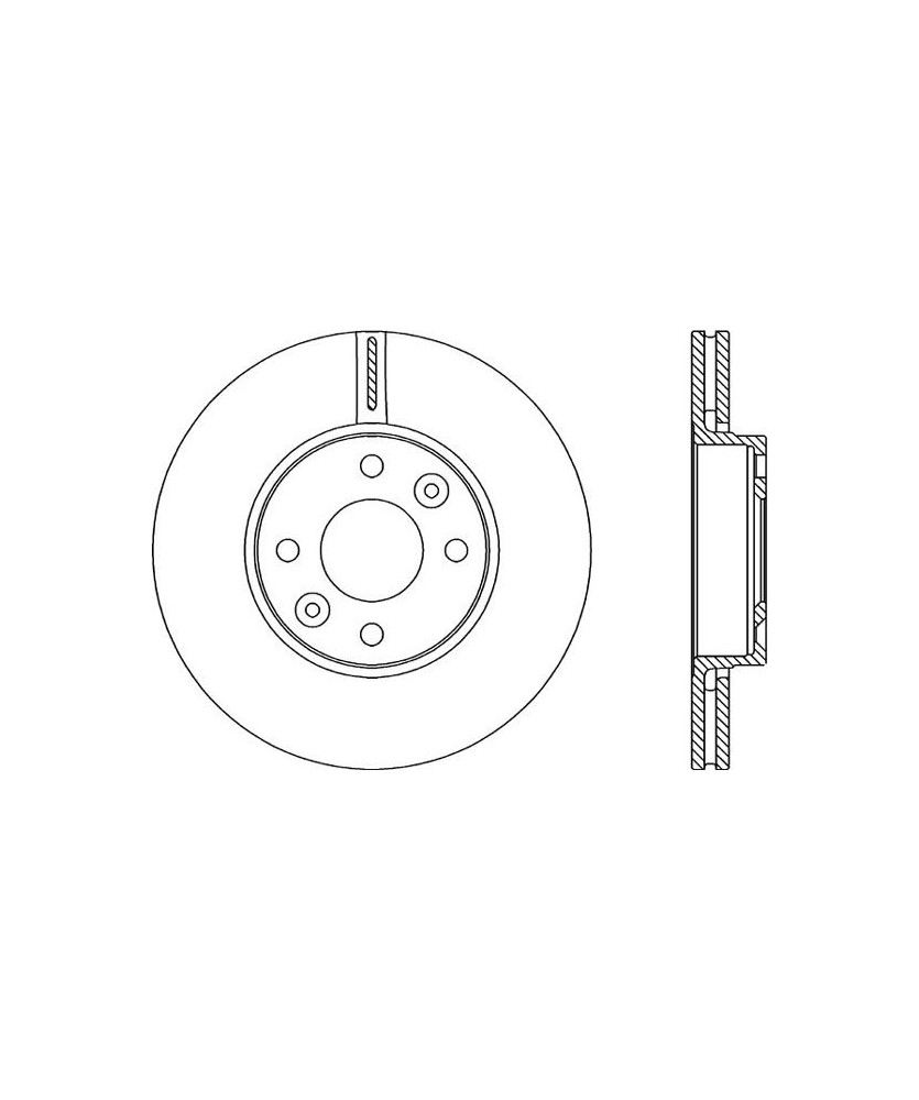 1PZ DISCO FRENO DIA LOGAN- MICRA /NOTE- CLIO III/MODUS/NE