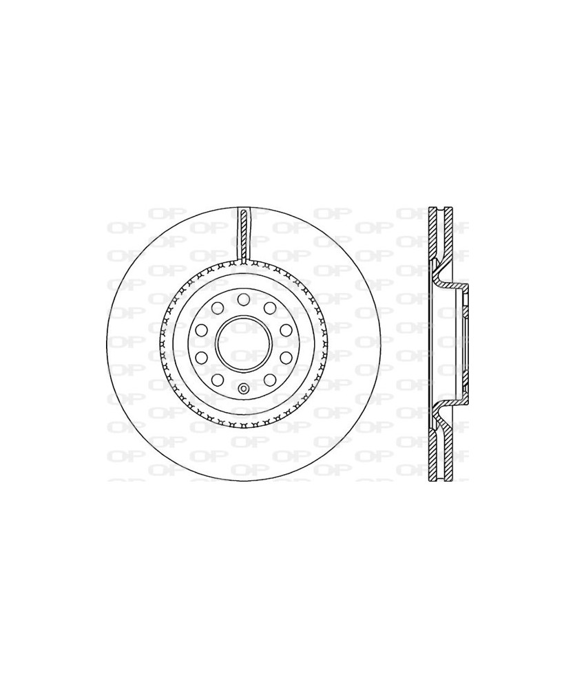 DISCO FRENO STANDARD VENTILATI LEON     GOLF PASSAT