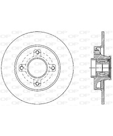 DISCO FRENO  PSA 307            IAM 249 PIENO