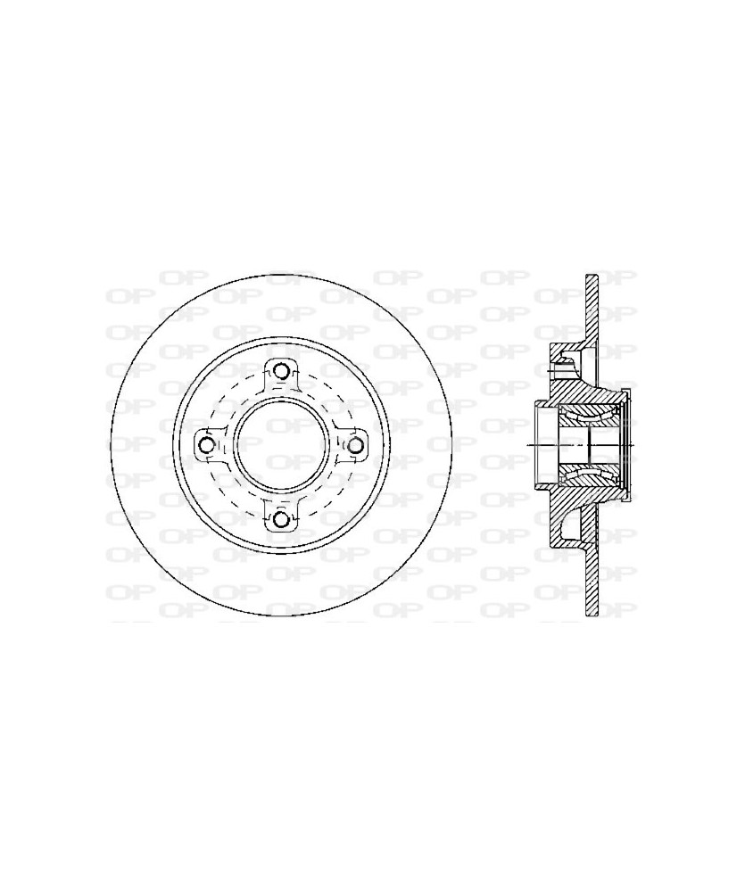 DISCO FRENO  PSA 307            IAM 249 PIENO