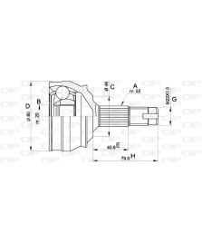 KIT GIUNTI  BRAVA/PUNTO/TEMPRA/TIPO  - DELTA II/Y